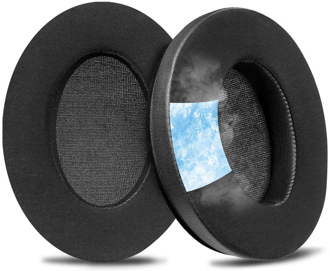 SOULWIT jahutava geeliga kõrvapadjad Sennheiser HD201/HD201S/HD206/HD200 Pro/HD180/HD418/HD419/HD421/HD428/HD429/HD438/HD439/HD448/HD449/HD451/HD461/HD471 kõrvaklappidele, mürasummutava vahuga padjad