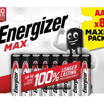 Energizer patarei Max Alkaline AA (Mignon/LR6 8 tk pakis)