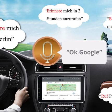 MIC AU10 Android 13 autoraadio navigatsiooniga Qualcomm Snapdragon 665 4G+64G: DSP DAB+ BT 5.0 WLAN 10" ekraan USB sd GPS topelt 2 DIN OBD universaalne seadme asendus VW Toyota KIA Nissan Hyundai FIAT