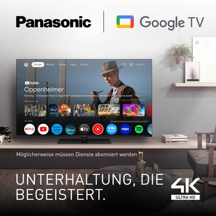 Panasonic TN-43W70AEZ, W70 Series 43-inch 4K Ultra HD LED Smart TV, 2024, Google Assistant, Chromecast, Dolby Vision &amp; Atmos, Gaming Mode, Bluetooth, for an exceptional visual experience