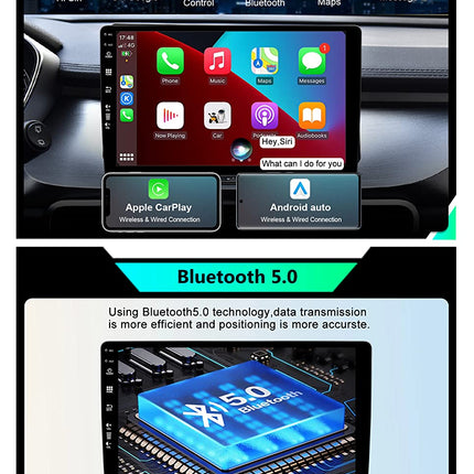 SXAUTO [Sisseehitatud DAB] Android 14 autoraadio Mitsubishi ASX-ile (2010-2019) - sisseehitatud Carplay/Android Auto - LED-kaamera + mikrofon - 4G+64G - AHD 360-CAM roolijuhtimise kiirkäivitus - 2 DIN IPS 10.1 tolli