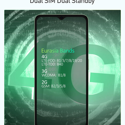Ulefone Note 19 Android 14 mobiiltelefon, 6GB RAM+32GB ROM/SD-512GB, 6.56" HD+ Octa Core, 5000mAh aku, 8MP+5MP kaamera, nutitelefon ilma lepinguta, kolm kaardipesa, kahe SIM-kaardi pesa, 4G/Face ID/GPS/OTG/FM, must