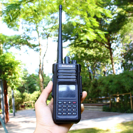 Retevis Ailunce HD1 10W DMR amatöörraadio, GPS, kahe sagedusala, digitaalne kahesuunaline raadio, C-tüüpi 3200mAh aku, IP67 veekindel, 16 klahvi DTMF, ühildub amatöörraadioga (1 pakk, must)
