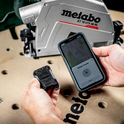metabo GPS-jälgija tööriistaotsija | võtmeotsija | esemeteotsija iOS-ile, mis ühildub rakendusega Find My | kohvri-pagasiotsija, veekindel vahetatava akuga
