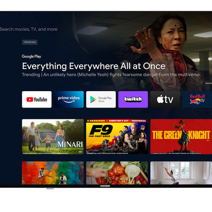 Telefunken Android TV 65-tolline televiisor (4K UHD nutiteler, HDR Dolby Vision, kolmekordne tuuner, Dolby Atmos) XU65AN751S