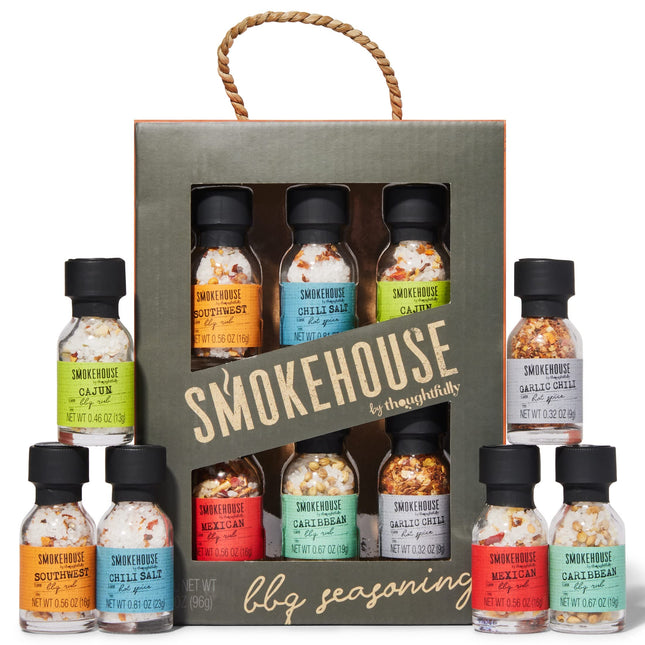 Läbimõeldult - BBQ-vürtside proovikomplekt - kinkekomplekt 6 väikese grillvürtsiga - rahvusvaheliselt inspireeritud - grillisõpradele