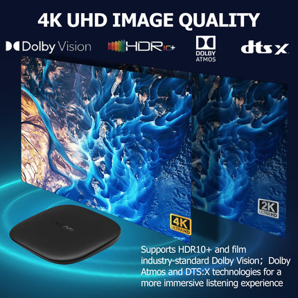 Xiaomi TV Box S 3. põlvkond – 4K UHD, Google TV, 32 GB salvestusruumi, Dolby Vision ja Atmos, WiFi 6, HDMI 2.1, kiire voogedastus, kompaktne ja võimas