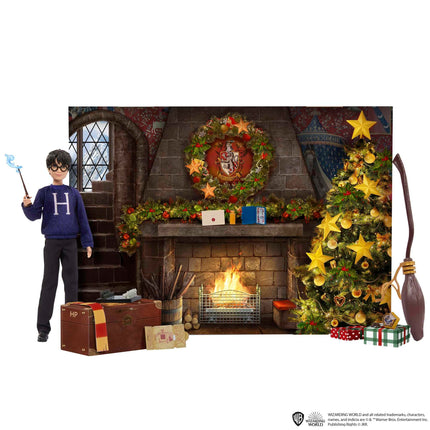 Harry Potteri mänguasjad, Gryffindori advendikalender, umbes 30 cm suurune moenukk ja 24 aksessuaari üllatusteks HND80