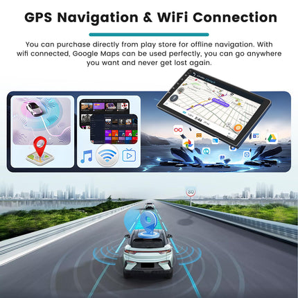 Hikity 2+64G autoraadio ja navigatsioonisüsteem Toyota Avensis T27 2008-2015 autole koos juhtmevaba Carplay, Android Auto Mirror Linki, 9-tollise puutetundliku ekraaniga Android 13 raadio, WiFi, GPS, Bluetooth, FM, RDS EQ, SWC tahavaatekaameraga