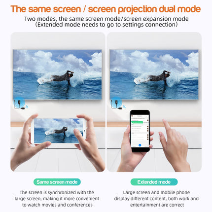 FIYAPOO Miracasti adapteri 4K ja 5G, traadita WiFi HDMI adapteri voogedastus iPhone'ile/iPadile/Androidile/iOS-ile/Windowsile/Mac OS-ile sülearvutile, tahvelarvutile, arvutile HDTV-sse/monitori/projektorisse (toetab Miracasti, DLNA-d, Airplayd)