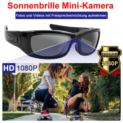 Nisanmoon päikeseprillide minikaamera, Bluetooth Sports HD 1080P videokaamera, kantavad prillid foto- ja videosalvestusega, silmussalvestus