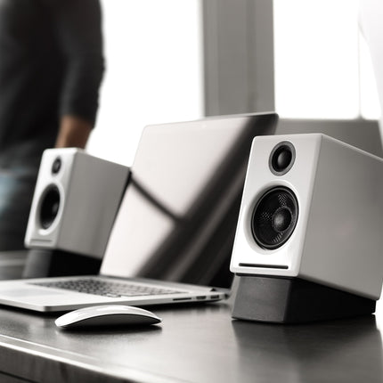 Audioengine A2 Plus Wireless Bluetooth Desktop Speakers – 60W Computer Speakers for Music and Gaming