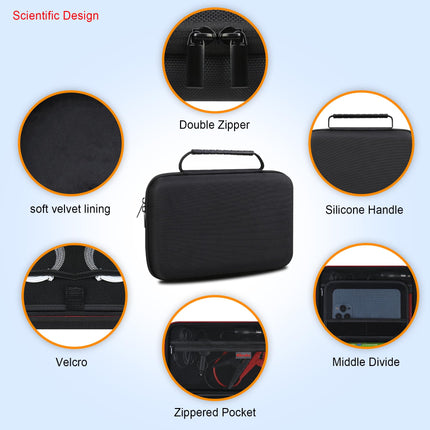 Elonbo GPS-i kõvaümbris 6-7-tollisele Garmin DriveSmart 76/66/65/61/ RV 780/795/dezl OTR700/OTR610 Garmin Catalyst GPS-navigatsioonisüsteemile, must