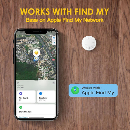 Õhumärgised - 4 võtmejälgijaga esemeotsija, töötab Apple Find Myga (ainult iOS), Bluetooth-jälgijasilt võtmete, pagasi ja kottide jaoks, vahetatava akuga võtmeotsija, nutikas silt 4-ga