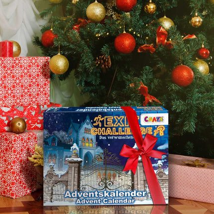 EXIT Challenge Advent Calendar for Children - Escape Game Toy Advent Calendar, Children's Board Game Calendar Board Games Early Learning Toys 24 Puzzles | German Language