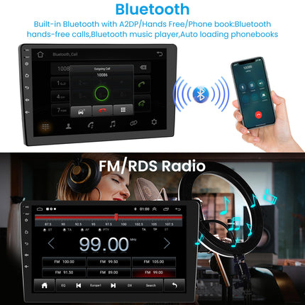 2G+64G Android autoraadio 2 DIN Peugeot 308/408 2007-2013 juhtmevaba Apple Carplay Android Auto Navi GPS WiFi 9-tolline autoraadio peegliühendusega Bluetooth FM/RDS DAB/OBD/DVR/HiFi tahavaatekaamera