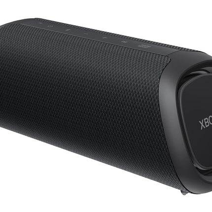 LG XBOOM Go DXG7, portable Bluetooth speaker (40 watts, Google Assistant, Siri, lighting), black