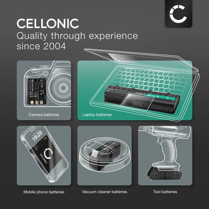 CELLONIC, Battery for Smartwatch &amp; Fitness Bracelet compatible with Garmin Fenix ​​5, 5X, Forerunner Approach S60, 935 (3.7V, 230mAh)