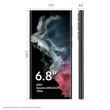 Samsung Galaxy S22 Ultra 5G 128GB | 8GB RAM Mobile Phone Black (DE)