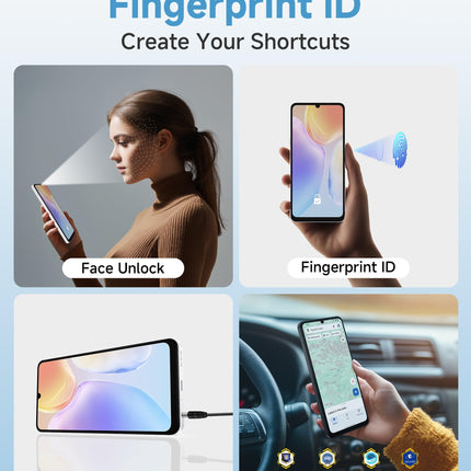 Ulefone Note 20 Pro mobiiltelefon Android 14, 8 GB RAM + 256 GB ROM / SD-1TB, 50MP + 8MP kaamera Octa Core 6.75" HD+ Widevine L1, 6000mAh aku, Dual SIM 4G nutitelefon ilma lepinguta Face ID/Sõrmejäljelugeja/GPS/OTG must