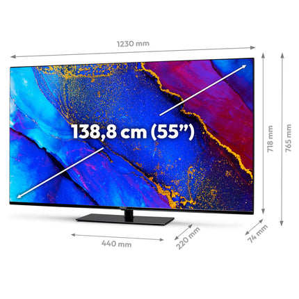 MEDION X15531 (MD 30252) 138,8 cm (55-tolline) televiisor (Fire TV, 4K nutiteler, Dolby Vision HDR, Dolby Atmos, Netflix, Prime Video)