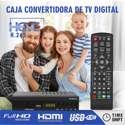 DVB-T HD dekooder, DVB-T T2 H.265 HEVC Full HD PVR, USB, HDMI, SCART, maapealse digitaaltelevisiooni tuuner, maapealne dekooder, digitaalne HD vastuvõtja, Full HD 1080p