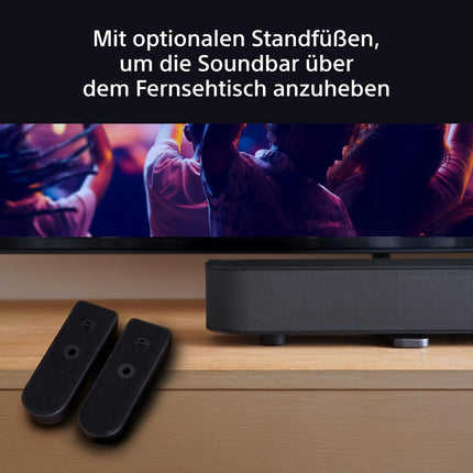 Sony BRAVIA Theatre Bar 6 bassikõlariga (3.1.2-kanaliline ruumiline heli, ülespoole suunatud kõlarid, Dolby Atmos, DTS:X, AI Voice Zoom 3 BRAVIA teleri kaudu, DSEE muusika esitamiseks) must