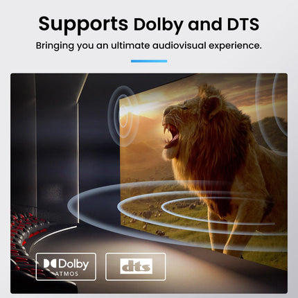NEWCARE HDMI-lüliti 3 sisse-1 väljundiga koos 2,6 jala pikkuse kaabliga, 4K@60Hz HDMI-jaotur 3 sisse-1 väljundiga, 3-pordiline HDMI-lüliti jaotur, mis toetab Dolby Atmos HDR10-t