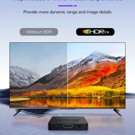 avedio lingid HDMI jaotur 1 sisend 2 väljundit HDMI 2.1 kaabliga, 4K@120Hz HDMI jaotur 1 sisend 2 väljundit samaaegselt, 8K HDMI jaotur 2 monitori samaaegselt (ainult peegel)