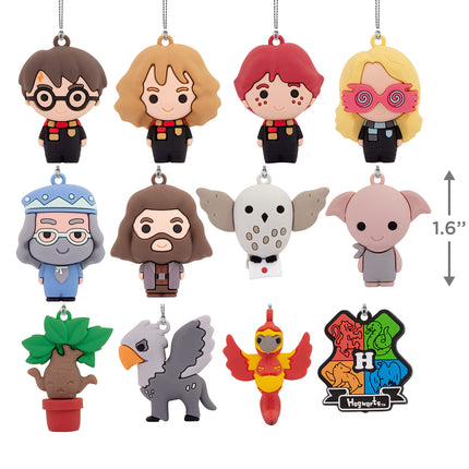 Hallmarki Harry Potteri loendurkalender miniatuurse jõulupuu komplekt 12 minikaunistusega