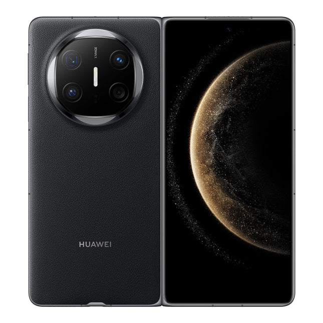 Huawei Mate X6, 12+512G, foldable form, ultra-slim and robust, Ultra Chroma camera, 2nd generation Kunlun Glass™, Huawei X-True™ display, live multitasking, long battery life, black
