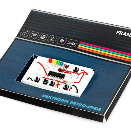 FRANZIS 67150 - Elektrooniline retromängude advendikalender, 24 isetegemismängu 70ndatest ja 80ndatest, sh 28-leheküljeline kaasasolev raamat, jootmist pole vaja
