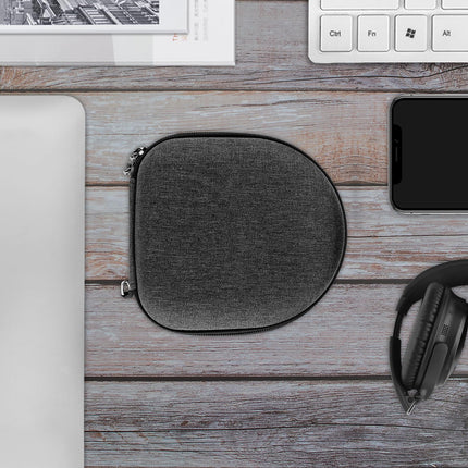 Geekria Shield kõrvaklapiümbris kokkupandavatele kõrvaklappidele, kõva kestaga reisikott, mis ühildub JLab, Bose, V-MODA ja Marshalli peakomplektidega (tumehall)