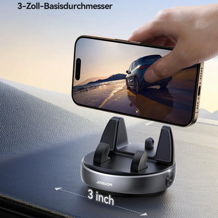 JOYROOM autotelefoni hoidik armatuurlauale, libisemisvastane autotelefoni hoidik, mis ühildub PopGripiga, universaalne autokinnitus iPhone'ile/Samsungile/Huaweile/Google'ile/Android nutitelefonidele