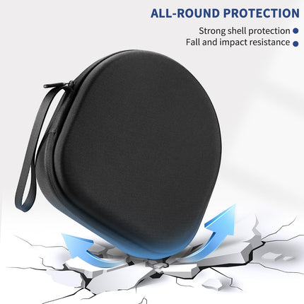 Bag Compatible with JBL Tune JBL Tune 720 BT 770 NC 760 NC, and Sony WH-CH720N WH-1000XM4 Wireless Bluetooth Headphones, Travel Case with Removable Inner Compartment (Black)