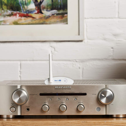 Auris Blume HD Music 5.2 Bluetooth-vastuvõtja pika levialaga - HiFi juhtmevaba audio-Aux-Bluetooth-adapter koos Audiophile DAC-i, LDAC-i ja aptX HD-ga stereosüsteemi voogedastuseks - Aux-adapter