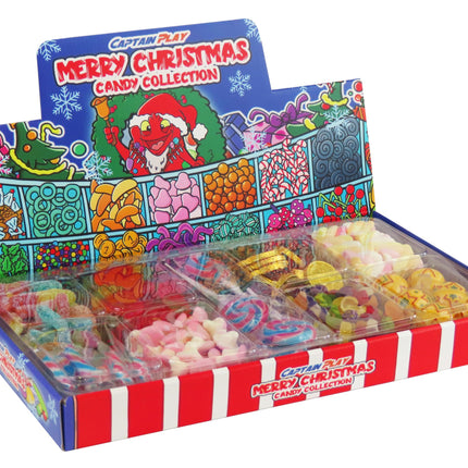 Christmas decoration candy bar with 900g of Christmas sweets for decorating and decorating, CAPTAIN PLAY ready-made Christmas candy bar, special gift idea for Christmas