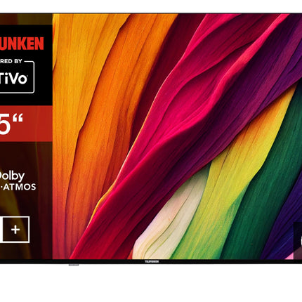 Telefunkeni 65-tolline TiVo-toega nutiteler (4K UHD, HDR Dolby Vision, Dolby Atmos, kolmekordne tuuner, 6 kuud HD+ kaasas) XU65TO750S