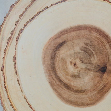 ARTESA KitchenCraft naturaalsest puidust juustulaud/serveerimisvaagen koorekarva servaga, 25 cm (10") - ümmargune, pruun, 21 cm (8")