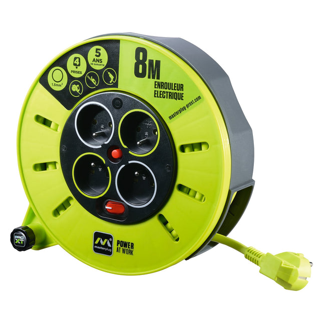 Nexus elektrikaablirull, roheline, 61266, 230V