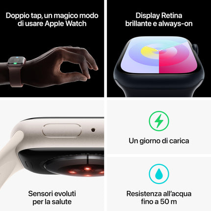 Apple Watch Series 9 [GPS + Cellular, 41mm] roosa alumiiniumkorpus roosa sportrihmaga, S/M (uuendatud)