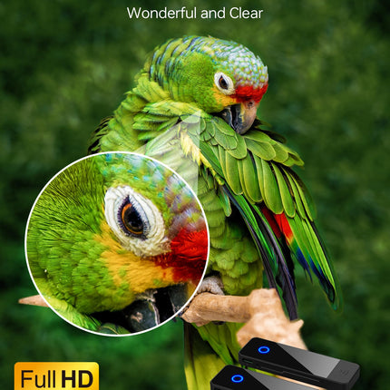 BEQOOL juhtmevaba HDMI saatja ja vastuvõtja - 4K dekodeerimine 1080P 60HZ väljund, kahesageduslik 2.4/5GHz, 98ft, video ja heli voogedastus sülearvutist, arvutist, digiboksist, kaamerast telerisse, projektorisse, monitori (must)