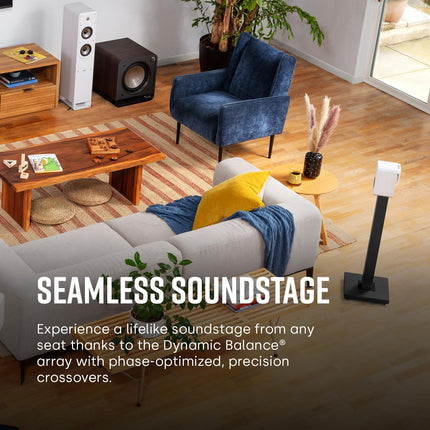 Polk Audio Signature Elite ES10 kõrgresolutsiooniga ruumilise heli kõlarid kodukinole, stereokõlarid, satelliitkõlarid, HiFi, kõrgresolutsiooniga sertifitseeritud, Dolby Atmose ja DTS:X-iga ühilduv (paar)
