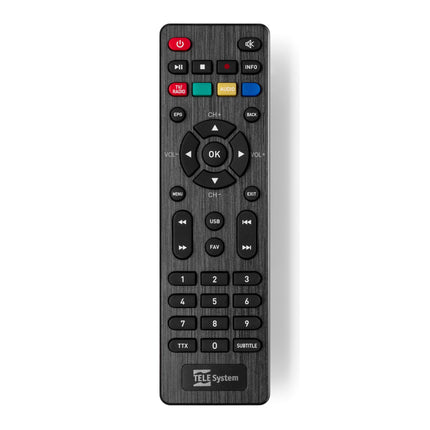 Tele System TS4020 dekooder kahe DVB-T/T2 ja DVB-S/S2 HEVC HD HDR10 HLG tuuneriga, juurdepääs tasuta eetrisse, maapealsele televisioonile ja satelliittelevisioonile ning raadiole. USB-meediapleier muusika ja fotode jaoks.