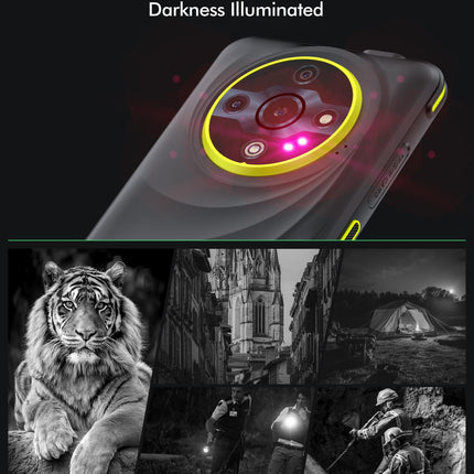 Ulefone Armor X31 Pro 5G õuenutitelefon 2025, 16GB+256GB/SD-2TB Android 14 koos särava taskulambiga 64MP + 25MP kaamera 6.56” 120Hz 6050mAh mobiiltelefon 3 pesa/GPS/näotuvastuse/sõrmejäljelugeja/OTG/NFC must