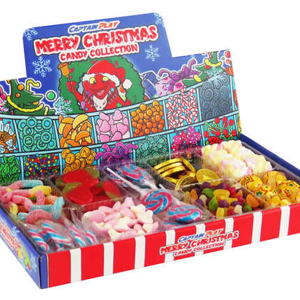 Christmas decoration candy bar with 900g of Christmas sweets for decorating and decorating, CAPTAIN PLAY ready-made Christmas candy bar, special gift idea for Christmas