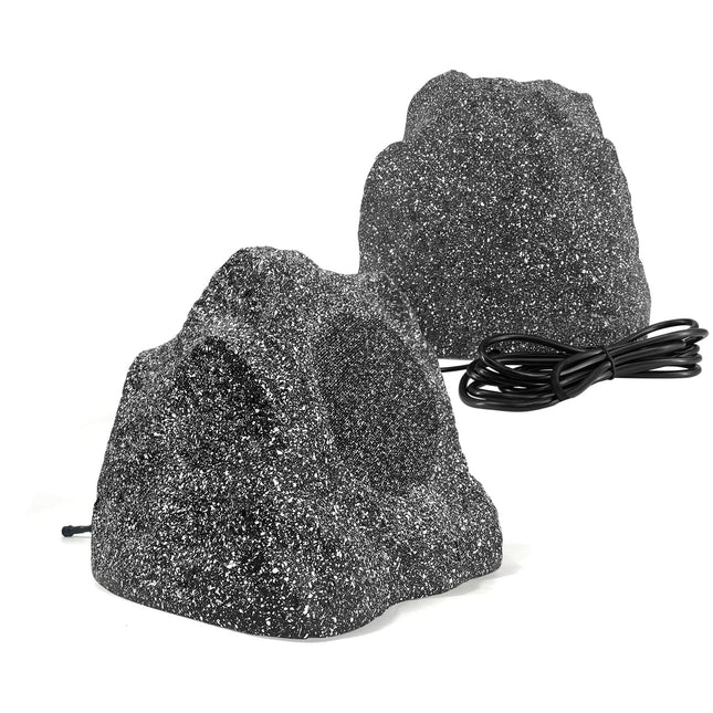 6.5" Outdoor Bluetooth Speakers Waterproof Powerful 400W Rock Speakers Deep Bass All Weather Durable for Outdoor Party Backyard Garden Deck Patio Porch Pool (1 Pair)