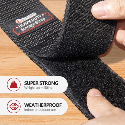 ColumPRO 4 x Garage Storage Strap, Cable Organizer and Velcro Strap for Cable Tidy.