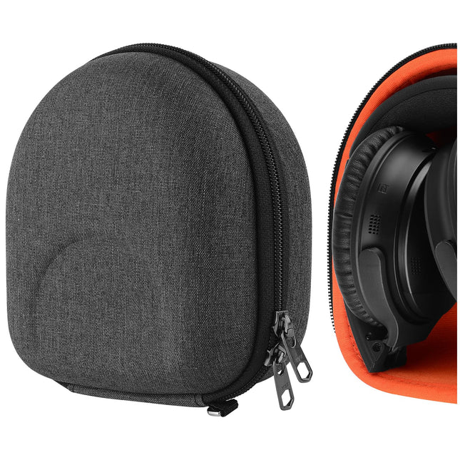 Geekria Shield kõrvaklapiümbris kokkupandavatele kõrvaklappidele, kõva kestaga reisikott, mis ühildub JLab, Bose, V-MODA ja Marshalli peakomplektidega (tumehall)