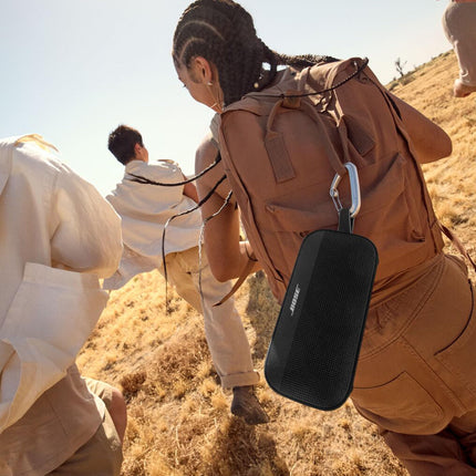 Bose SoundLink Flex Portable Bluetooth Speaker (2nd Gen.), Portable outdoor speaker, waterproof and dustproof, with lifelike sound, up to 12 hours of battery life, Black